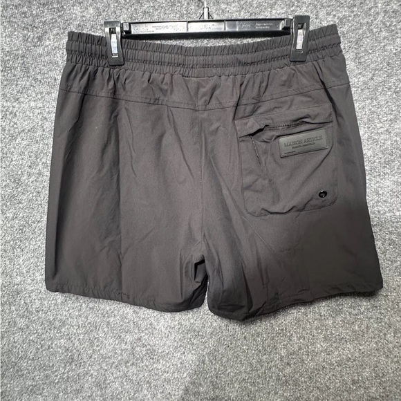 Maison Article Men’s Stretch Waist Drawstring Athletic Shorts Black Large - Picture 7 of 10